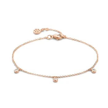 Symphony Armband - Sterlingsilber rosa vergoldet - Zirkonia